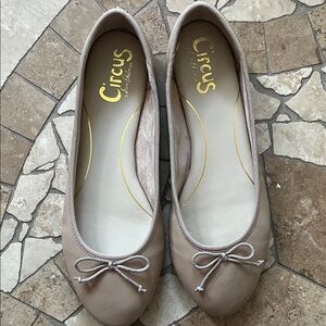 Circus by Sam Edelman Women's Beige Ballet Flats